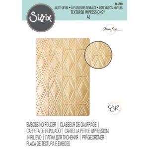 Sizzix Plaque embossage Multi-niveaux Motif Losange