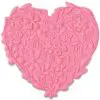 Sizzix Impresslits Plaque embossage & Découpe Coeur Floral