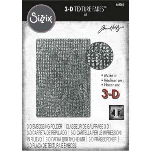 Sizzix Plaque embossage 3D Tissé par Tim Holtz