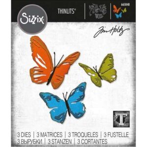 Sizzix Die Thinlits Papillons coup de pinceau