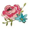 Sizzix Die Thinlits Fleurs Coup de Pinceaux