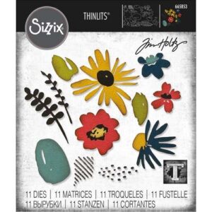 Sizzix Die Thinlits Fleuristerie moderne
