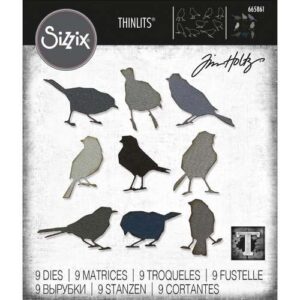 Sizzix Die Thinlits Silhouettes d'OIseaux