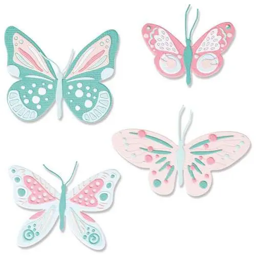 Sizzix Die Thinlits Papillons à Motifs