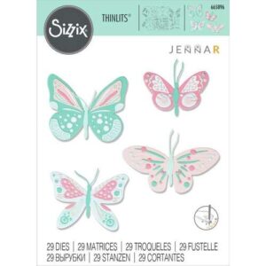 Sizzix Die Thinlits Papillons à Motifs