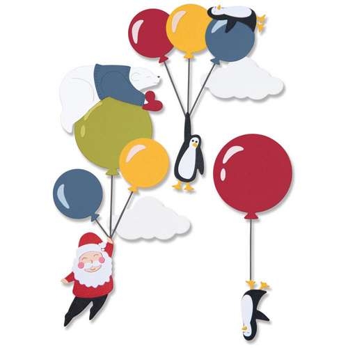 Sizzix Die Thinlits Fête du Ciel festif