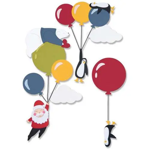 Sizzix Die Thinlits Fête du Ciel festif