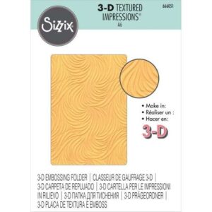 Sizzix Plaque embossage 3D Vagues Fluides