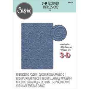 Sizzix Plaque embossage 3D Spirale Ornementale