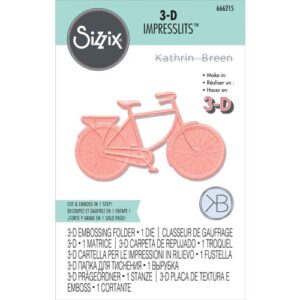 Sizzix Impresslits Plaque embossage & Découpe Bicyclette