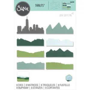 Sizzix Die Thinlits Silhouettes d'horizon