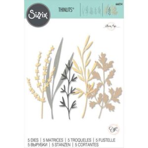 Sizzix Die Thinlits Tiges des bois