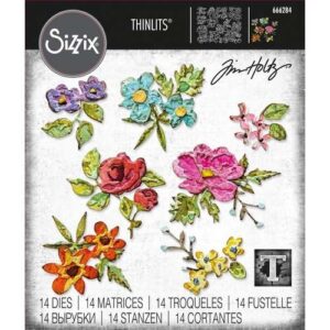 Sizzix Die Thinlits Mini Fleurs par Tim Holtz