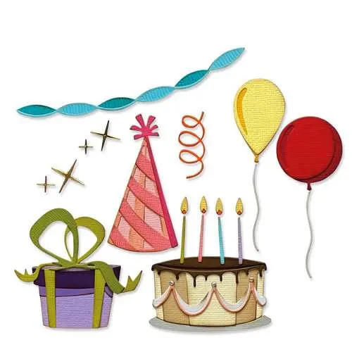 Sizzix Die Thinlits Célébration par Tim Holtz