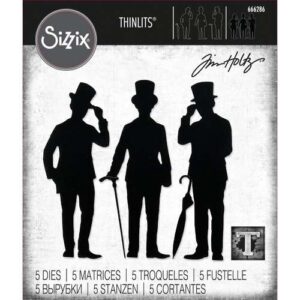 Sizzix Die Thinlits Gentlemen par Tim Holtz