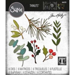 Sizzix Die Thinlits Feuillages Festifs