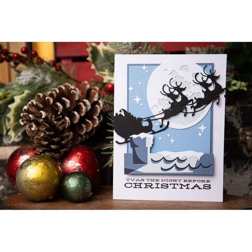 Sizzix Die Thinlits Traîneau du Père Noël
