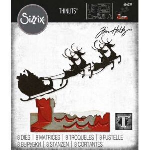 Sizzix Die Thinlits Traîneau du Père Noël