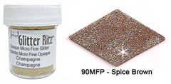 Glitter Ritz Micro Fine Spice Brown