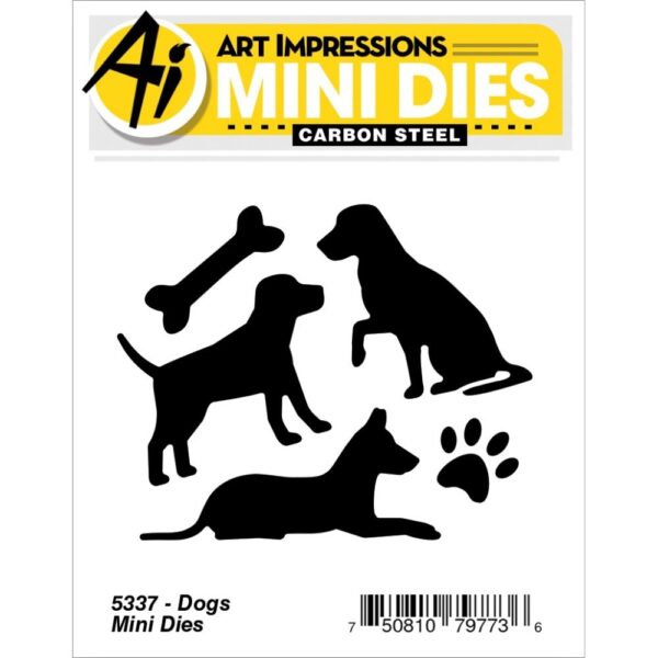 Art Impressions Mini Matrices Chiens