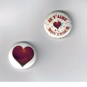 Herazz Badges Je t'aime mon amour