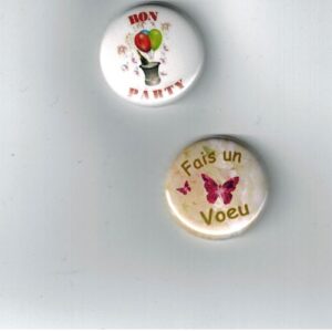 Herazz Badges Fais un voeu - Bon Party