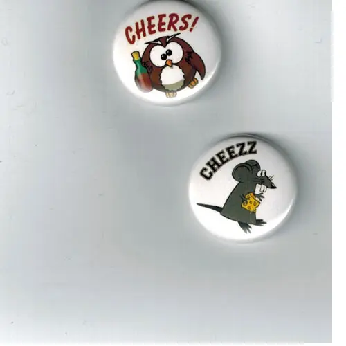 Herazz Badges Cheers - Cheeezz