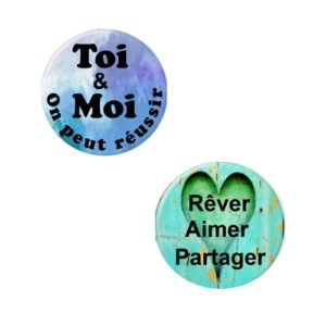 Herazz Badges Toi & Moi