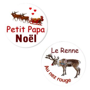 Herazz Badges Petit Papa Noël