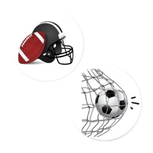 Herazz Badges Football Soccer