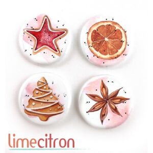 Limecitron Badges Biscuits