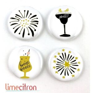 Limecitron Badges Jour de l'an