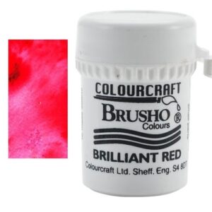 Brusho Crystal Colour Brilliant Red