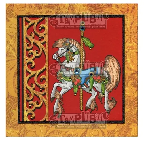 Stamplistic Étampe Cheval de Caroussel