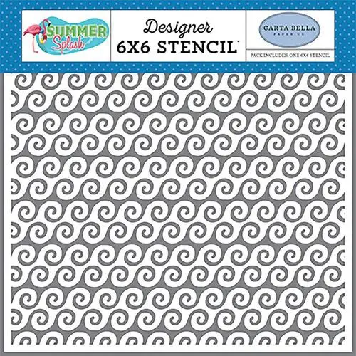 Carta Bella Masque Vagues 6 X 6 pouces