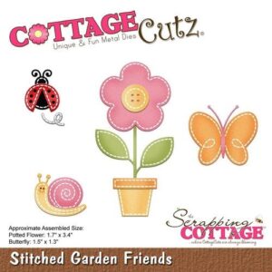 CottageCutz Die Points de Couture Amis du Jardin