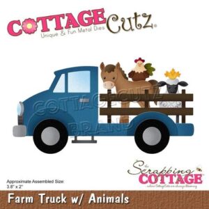 CottageCutz Die Camionnette et animaux de la ferme