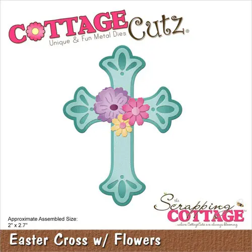 CottageCutz Die Croix & Fleurs