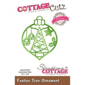 CottageCutz Elites Die Ornement Sapin Festif