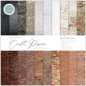 Craft Consortium Pad 12"X12" Textures de Briques