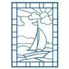 Sue Wilson Dies Voilier vitrail