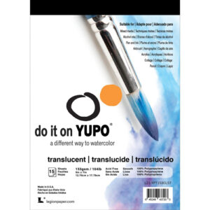 Yupo papier translucide 104 lb. pour aquarelle