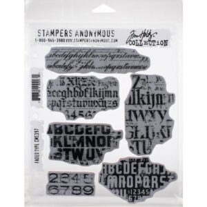 Tim Holtz Étampe Écriture décolorée