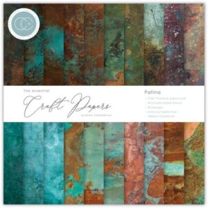 Craft Consortium Pad 6"X6" Gouttes d'encre - Patina