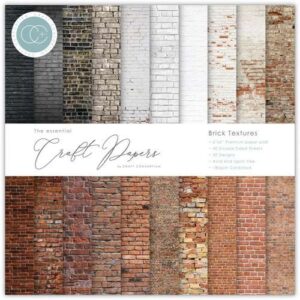 Craft Consortium Pad 6"X6" Textures de Briques