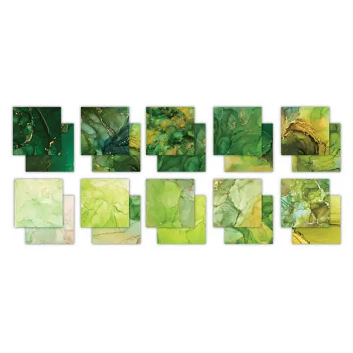 Craft Consortium Pad 6"X6" Gouttes d'encre - Organique Bio