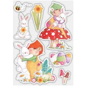 Craft Consortium Étampe Que le printemps commence & lapin