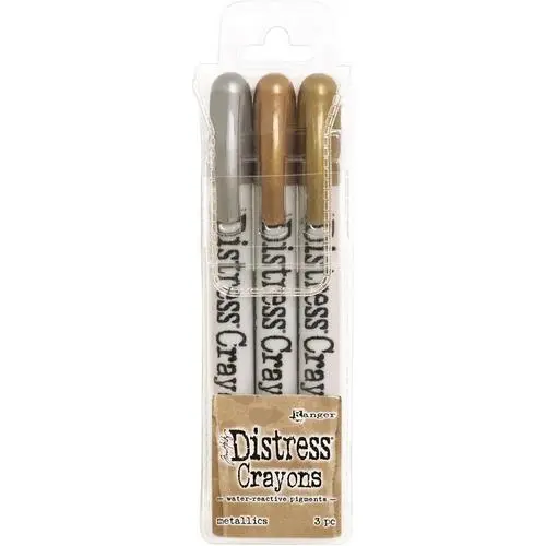 Ensemble de Crayons Distress Métallique