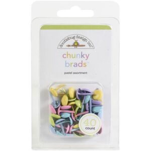 Doodlebug Brads Assortiment Pastel