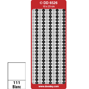 Peel Off Bordure Flowerframe Blanc